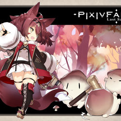 This is a pixiv picture whose title is 【PFLS】キノコ探検隊、出発！.