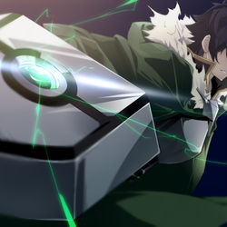 This is a pixiv picture whose title is 盾の勇者.