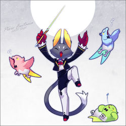 This is a pixiv picture whose title is 【PFLS】コンダクター・シロロフォルン【エルダーグラン】.