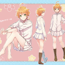 This is a pixiv picture whose title is 約ネバログ.