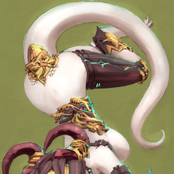 This is a pixiv picture whose title is Dragon Bard.