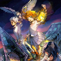 This is a pixiv picture whose title is starry night.