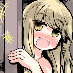 This is a pixiv picture whose title is もう着る服が無い島風.