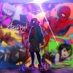 This is a pixiv picture whose title is スパイダーバース.