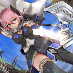 This is a pixiv picture whose title is 【PFLS】煌斧工師 ローズリー【ノーザリア】.