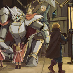 This is a pixiv picture whose title is 【PFLS】北路をもどる.
