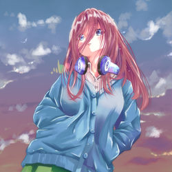 This is a pixiv picture whose title is 五等分の花嫁.