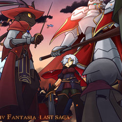 This is a pixiv picture whose title is 【PFLS】足元を仰ぐ【黎明の戦い】.