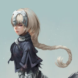 This is a pixiv picture whose title is Jeanne d'Arc.