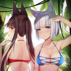 This is a pixiv picture whose title is 夏の気晴らし.
