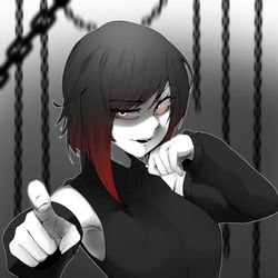 This is a pixiv picture whose title is Gesugao : RWBY.