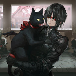 This is a pixiv picture whose title is 【PFLS】ニャー！.