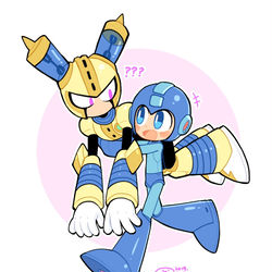 This is a pixiv picture whose title is Megaman塗鴉集(6).