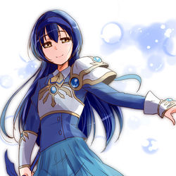 This is a pixiv picture whose title is 願いがゆずれなさそうな海未ちゃん.