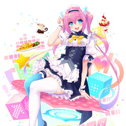 This is a pixiv picture whose title is メイドカフェ、オープンします！.