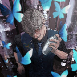 This is a pixiv picture whose title is グレイ・カラー.