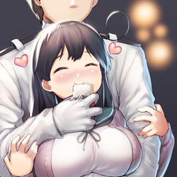 This is a pixiv picture whose title is 潮ちゃんにホワイトチョコを食べさせたいだけの人生であった.
