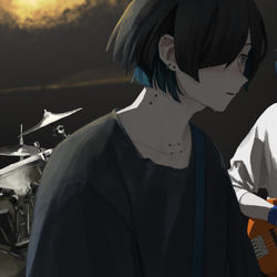 This is a pixiv picture whose title is 熱い照明.