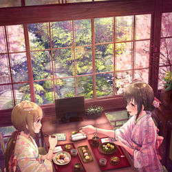 This is a pixiv picture whose title is 山紫水明.