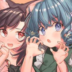 This is a pixiv picture whose title is 姫流　影狼のポーズ.