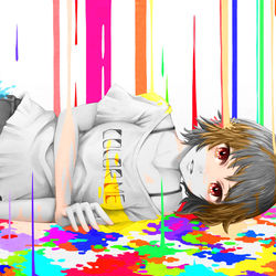 This is a pixiv picture whose title is 影だけ落として待ってるね.