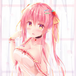 This is a pixiv picture whose title is 「ちょっとだけなんだからなっ！！」.
