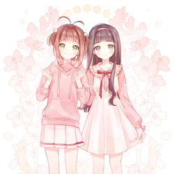 This is a pixiv picture whose title is なかよし.