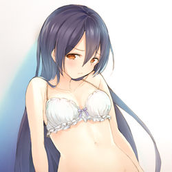 This is a pixiv picture whose title is 海未ちゃん.