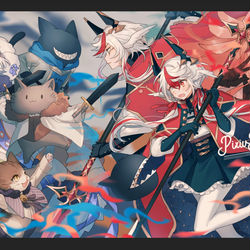 This is a pixiv picture whose title is 【PFLS】FluffyEncount！.