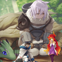 This is a pixiv picture whose title is 【PFLS】一般兵の圧死【谷間の国の戦い】.