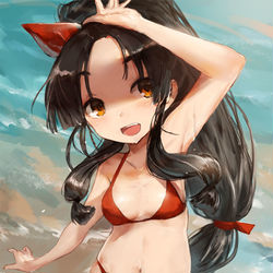 This is a pixiv picture whose title is 日進.