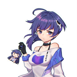 This is a pixiv picture whose title is 芽衣.