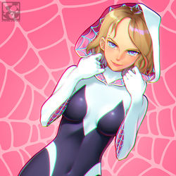 This is a pixiv picture whose title is スパイダーグウェン.