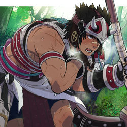 This is a pixiv picture whose title is 昔描いたラフ再利用.