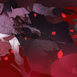 This is a pixiv picture whose title is 【PFLS】世界で一番遠い恋人たち【谷間の国の戦い】.