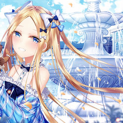 This is a pixiv picture whose title is 💙.