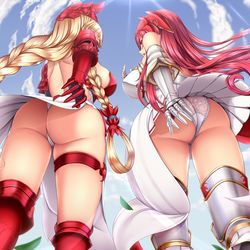 This is a pixiv picture whose title is 対話中.