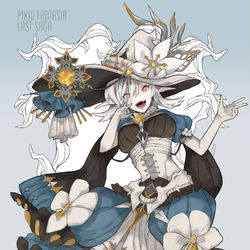 This is a pixiv picture whose title is 【PFLS】黄石帽のマティナ【エルダーグラン】.