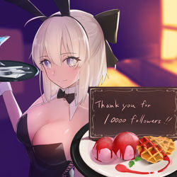 This is a pixiv picture whose title is Twitterフォロワーover10000記念イラスト　沖田さん.