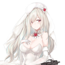 This is a pixiv picture whose title is G36C.