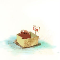 This is a pixiv picture whose title is 特売チョコ.
