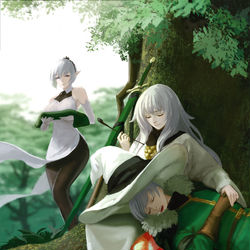 This is a pixiv picture whose title is 【PFLS】午睡【谷間の国の戦い】.