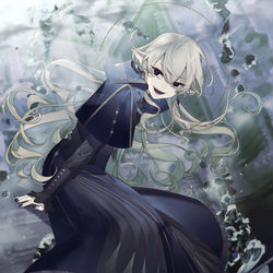 This is a pixiv picture whose title is 鉄蝕の悪魔は最後の世界を憎悪する.
