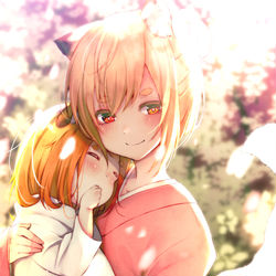 This is a pixiv picture whose title is 母狐.