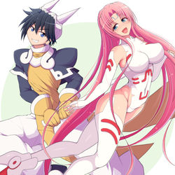 This is a pixiv picture whose title is 妲己ちゃん＆太公望.