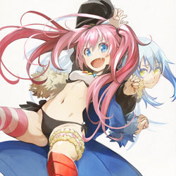 This is a pixiv picture whose title is ミリムとリムル.