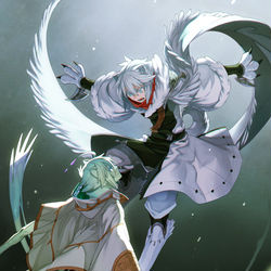This is a pixiv picture whose title is 【PFLS】ふたつの貌.