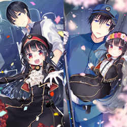 This is a pixiv picture whose title is まいてつ単行本2巻発売しました！.