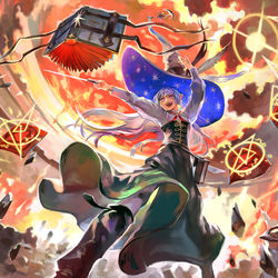 This is a pixiv picture whose title is 【PFLS】炎星の指揮者ルア・ノヴァ.