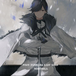 This is a pixiv picture whose title is 【PFLS】氷海の提督オスカー.